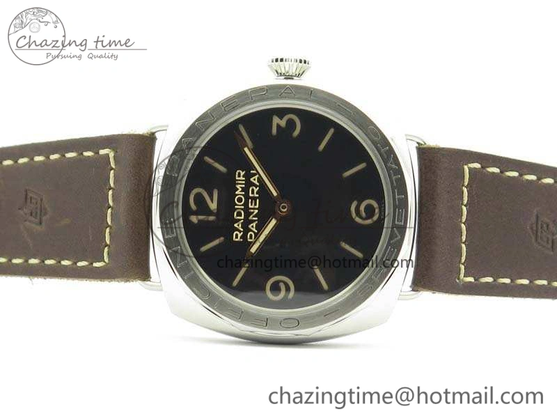 PAM685 SS ZF 1:1 Best Edition Black Dial On Leather Strap P.3000 Super Clone