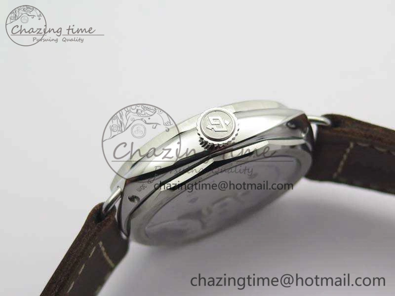 PAM687 Acciaio Brevettato ZF 1:1 Best Edition Brown Dial On Brown Leather Strap P.3000 Super Clone