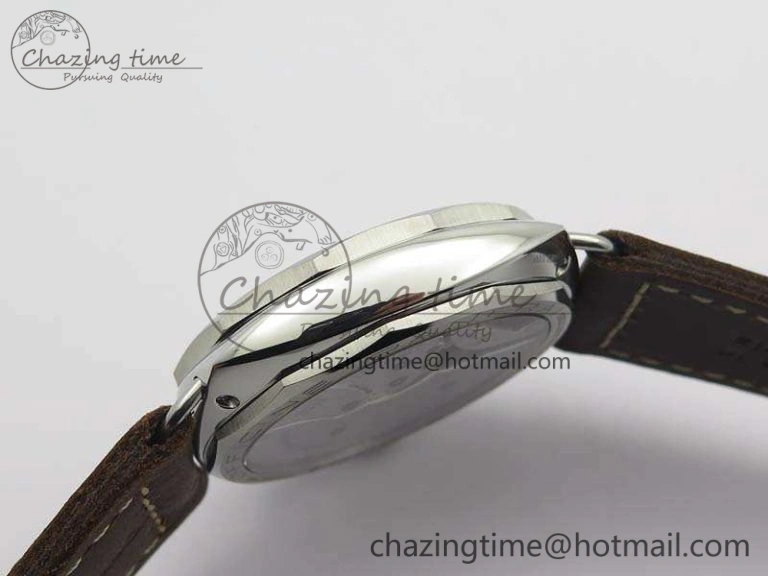 PAM687 Acciaio Brevettato ZF 1:1 Best Edition Brown Dial On Brown Leather Strap P.3000 Super Clone
