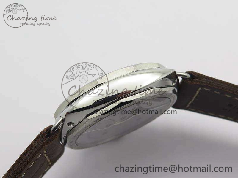 PAM687 Acciaio Brevettato ZF 1:1 Best Edition Brown Dial On Brown Leather Strap P.3000 Super Clone