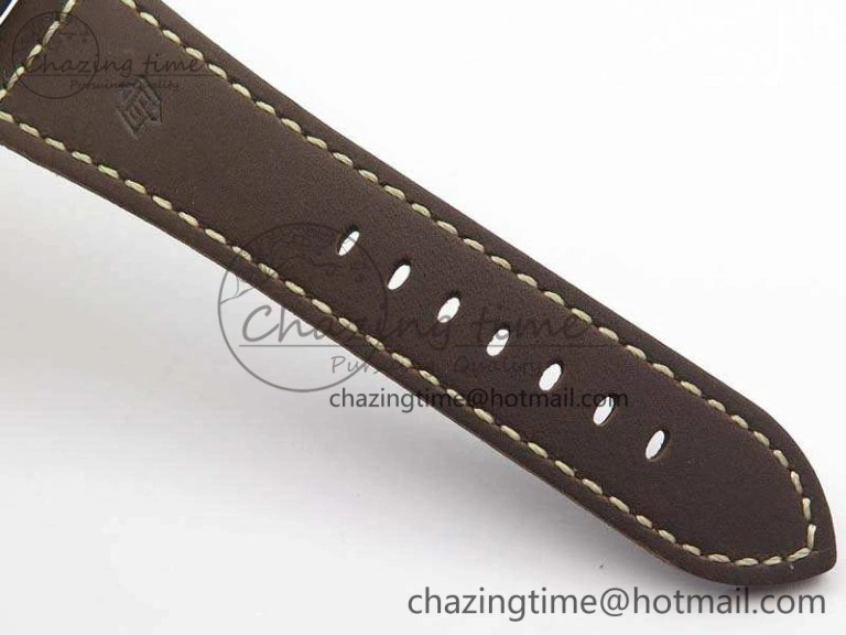 PAM687 Acciaio Brevettato ZF 1:1 Best Edition Brown Dial On Brown Leather Strap P.3000 Super Clone