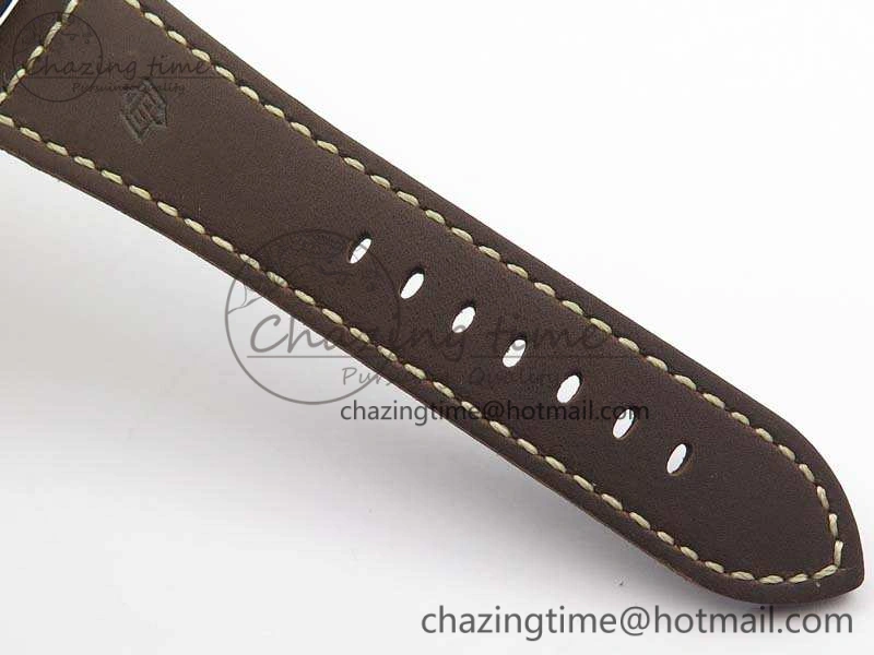 PAM687 Acciaio Brevettato ZF 1:1 Best Edition Brown Dial On Brown Leather Strap P.3000 Super Clone