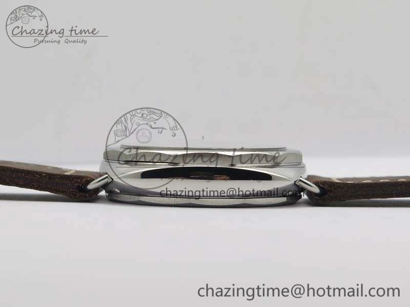 PAM687 Acciaio Brevettato ZF 1:1 Best Edition Brown Dial On Brown Leather Strap P.3000 Super Clone
