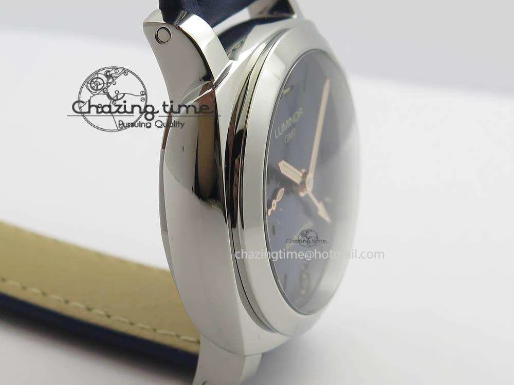 PAM688 S VSF 1:1 Best Edition Blue Dial On Blue Leather Strap P.9001 Super Clone V2