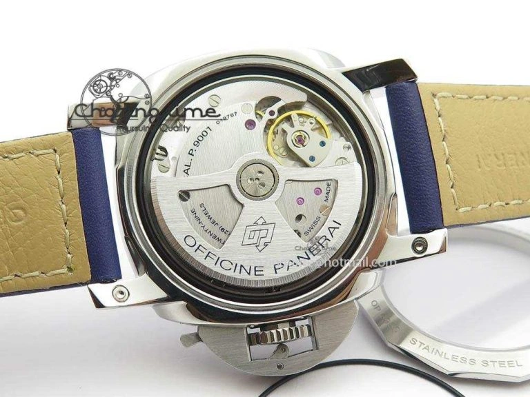 PAM688 S VSF 1:1 Best Edition Blue Dial On Blue Leather Strap P.9001 Super Clone V2