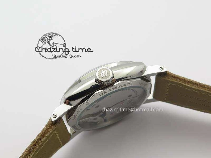 PAM690 Q SF Best Edition Blue Dial On Brown Leather Strap P.3000 Super Clone V2 ( Sapphire )