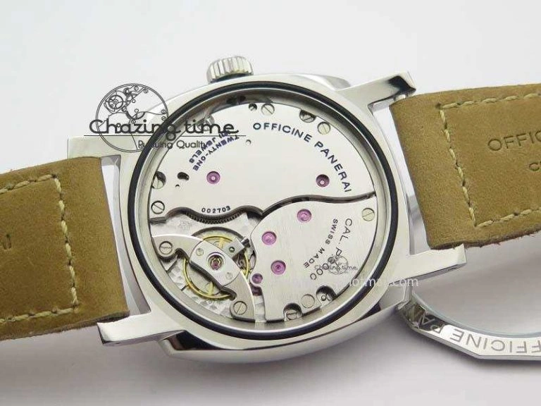 PAM690 Q SF Best Edition Blue Dial On Brown Leather Strap P.3000 Super Clone V2 ( Sapphire )