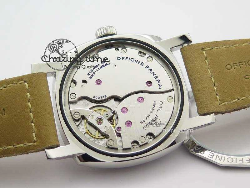 PAM690 Q SF Best Edition Blue Dial On Brown Leather Strap P.3000 Super Clone V2 ( Sapphire )