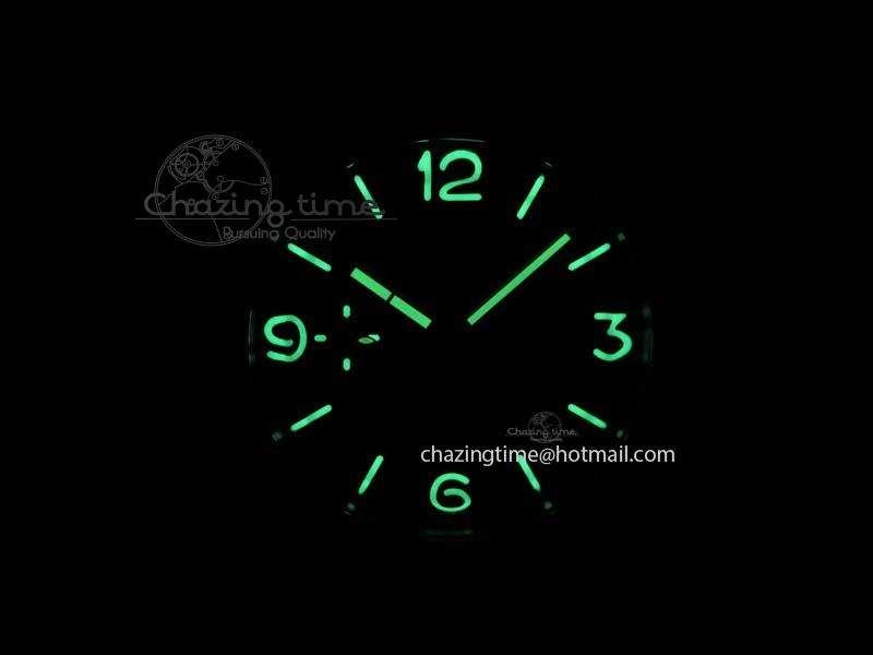 PAM690 Q SF Best Edition Blue Dial On Brown Leather Strap P.3000 Super Clone V2 ( Sapphire )