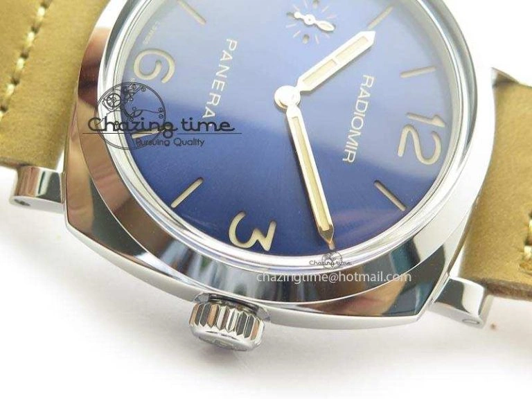 PAM690 Q SF Best Edition Blue Dial On Brown Leather Strap P.3000 Super Clone