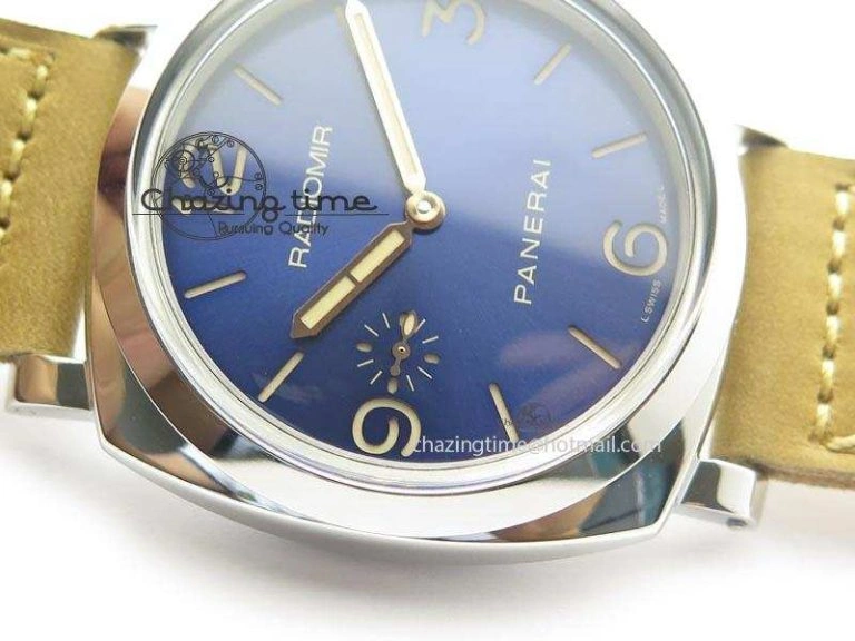PAM690 Q SF Best Edition Blue Dial On Brown Leather Strap P.3000 Super Clone