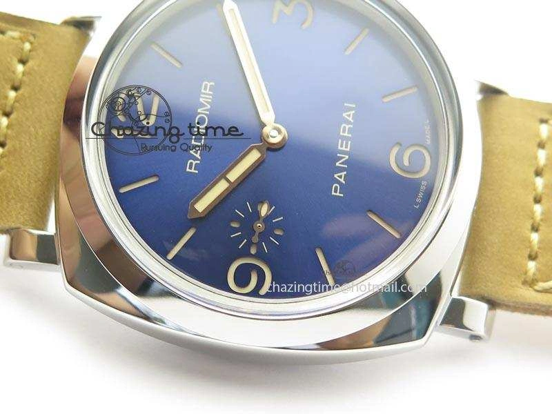 PAM690 Q SF Best Edition Blue Dial On Brown Leather Strap P.3000 Super Clone