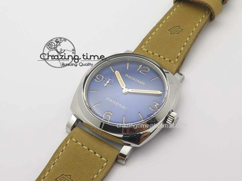 PAM690 Q SF Best Edition Blue Dial On Brown Leather Strap P.3000 Super Clone