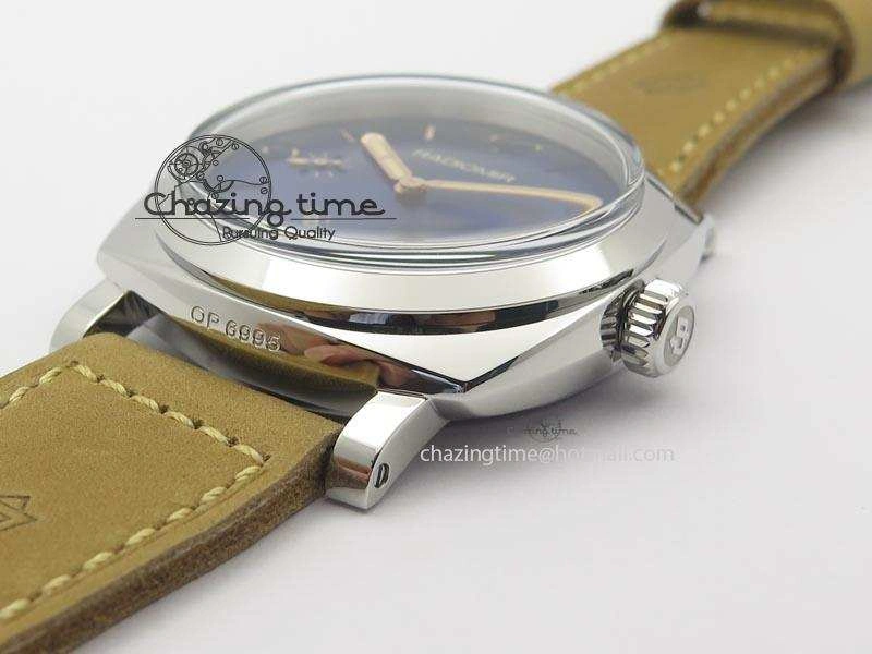 PAM690 Q SF Best Edition Blue Dial On Brown Leather Strap P.3000 Super Clone