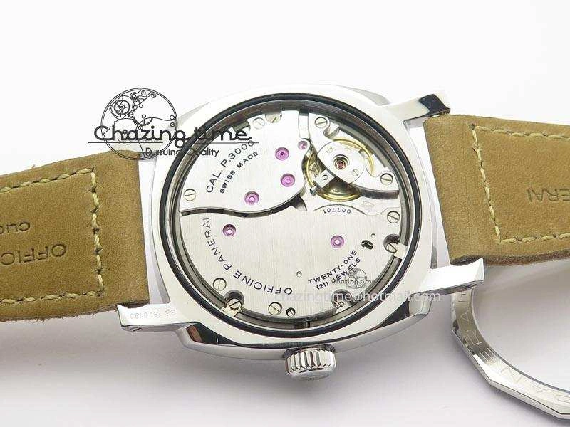 PAM690 Q SF Best Edition Blue Dial On Brown Leather Strap P.3000 Super Clone