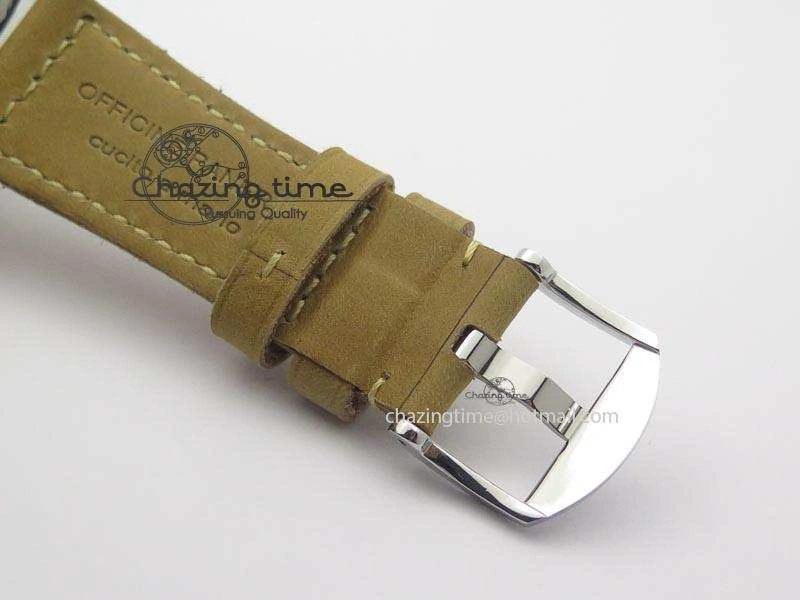 PAM690 Q SF Best Edition Blue Dial On Brown Leather Strap P.3000 Super Clone