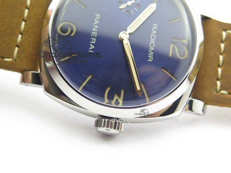 PAM690 S V6F Best Edition Blue Dial On Brown Asso Strap P3000