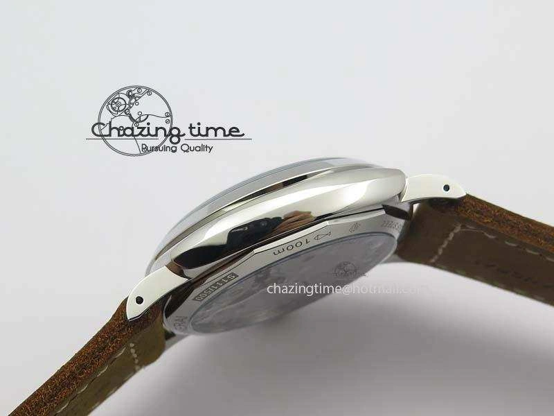 PAM690 S V6F Best Edition Blue Dial On Brown Asso Strap P3000