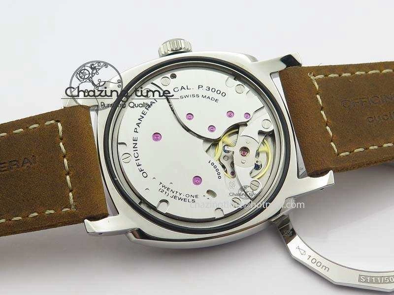 PAM690 S V6F Best Edition Blue Dial On Brown Asso Strap P3000