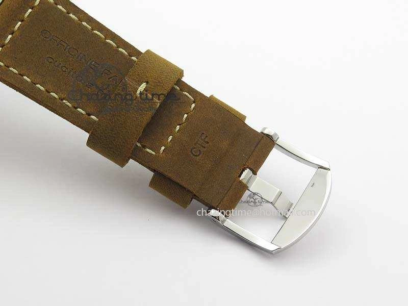 PAM690 S V6F Best Edition Blue Dial On Brown Asso Strap P3000