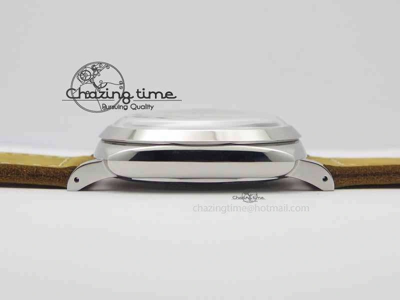PAM690 S ZF Best Edition Blue Dial On Brown Leather Strap P.3000 Super Clone ( Sapphire )