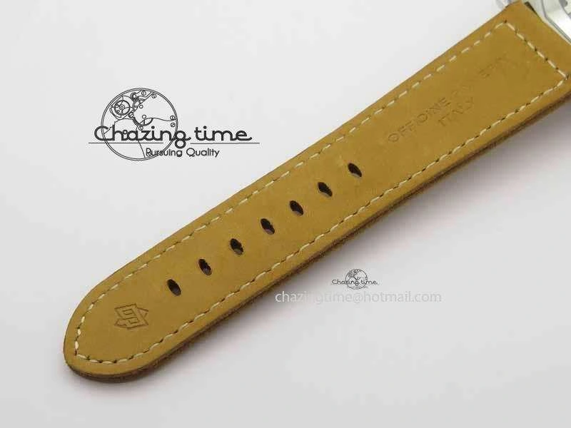 PAM690 S ZF Best Edition Blue Dial On Brown Leather Strap P.3000 Super Clone ( Sapphire )