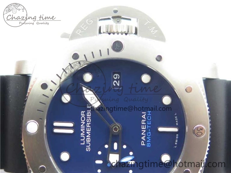 PAM692 T Titanium VSF 1:1 Best Edition on Black Rubber Strap P.9010 Super Clone (Free Nylon Strap)