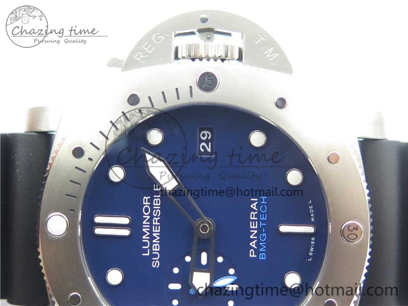 PAM692 T Titanium VSF 1:1 Best Edition on Black Rubber Strap P.9010 Super Clone (Free Nylon Strap)