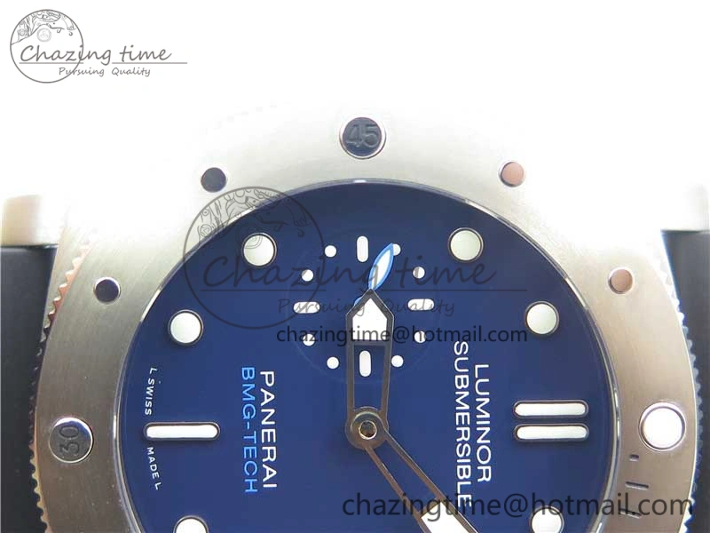 PAM692 T Titanium VSF 1:1 Best Edition on Black Rubber Strap P.9010 Super Clone (Free Nylon Strap)
