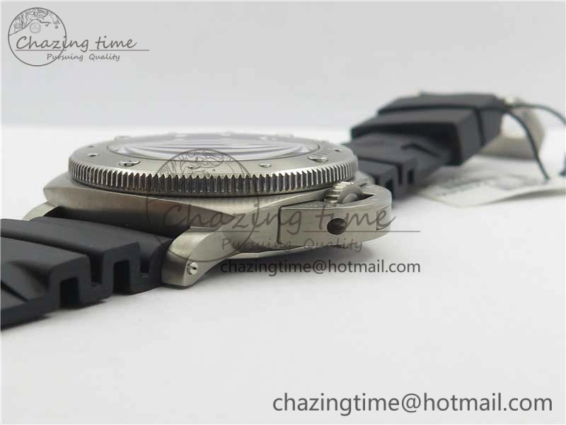 PAM692 T Titanium VSF 1:1 Best Edition on Black Rubber Strap P.9010 Super Clone (Free Nylon Strap)