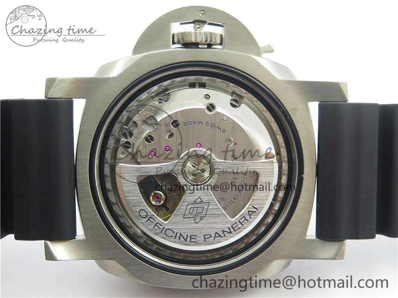 PAM692 T Titanium VSF 1:1 Best Edition on Black Rubber Strap P.9010 Super Clone (Free Nylon Strap)