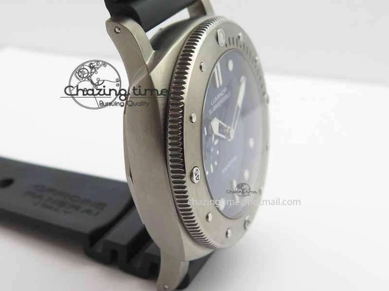 PAM692 T Titanium XF Best Edition Blue Dial On Black Rubber Strap P.9010