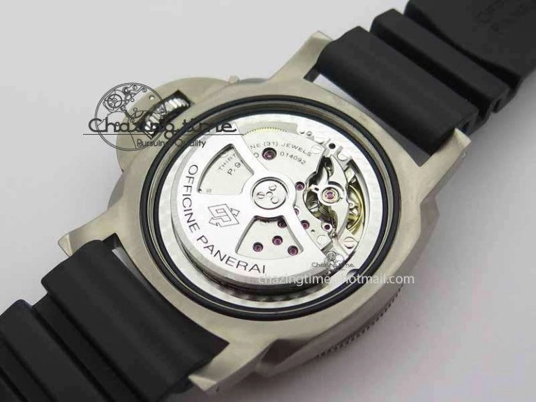 PAM692 T Titanium XF Best Edition Blue Dial On Black Rubber Strap P.9010