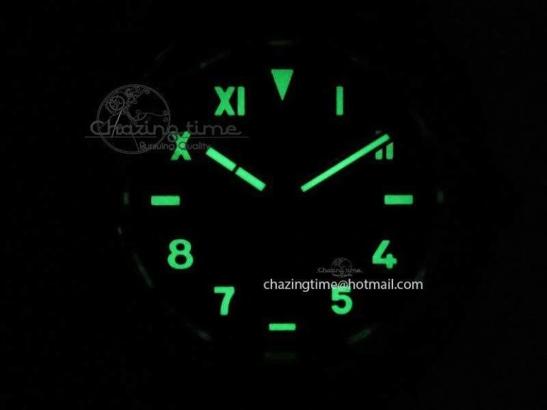 PAM718 S XF Best Edition Black California Dial On Black Leather Strap P.1000