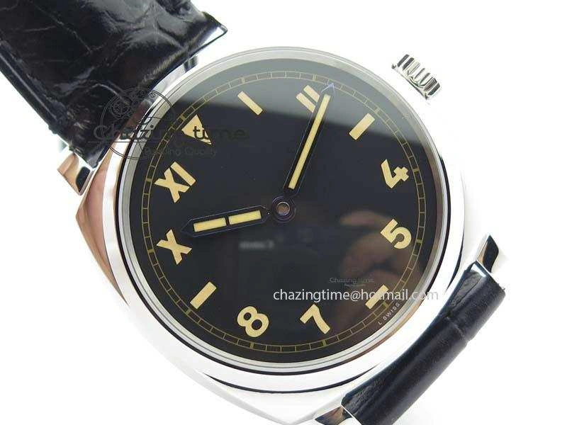 PAM718 S XF Best Edition Black California Dial On Black Leather Strap P.1000