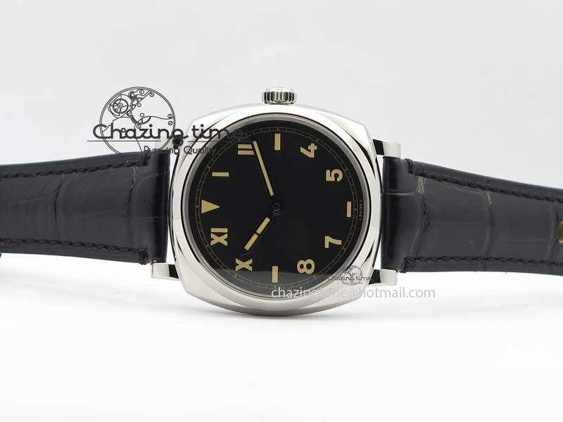 PAM718 S XF Best Edition Black California Dial On Black Leather Strap P.1000