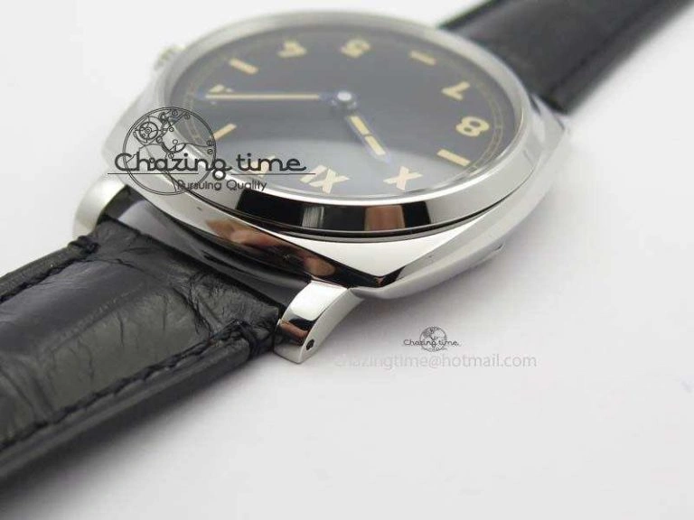 PAM718 S XF Best Edition Black California Dial On Black Leather Strap P.1000