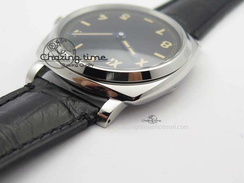 PAM718 S XF Best Edition Black California Dial On Black Leather Strap P.1000
