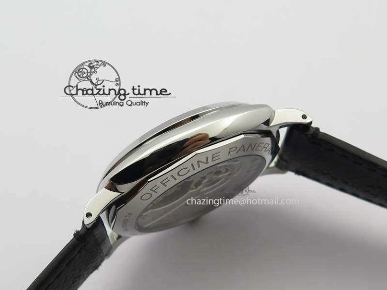 PAM718 S XF Best Edition Black California Dial On Black Leather Strap P.1000