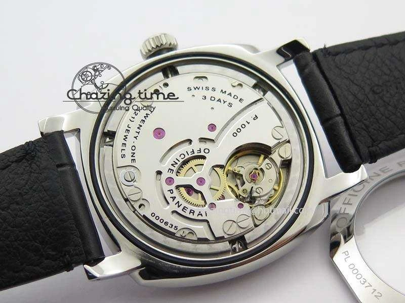 PAM718 S XF Best Edition Black California Dial On Black Leather Strap P.1000