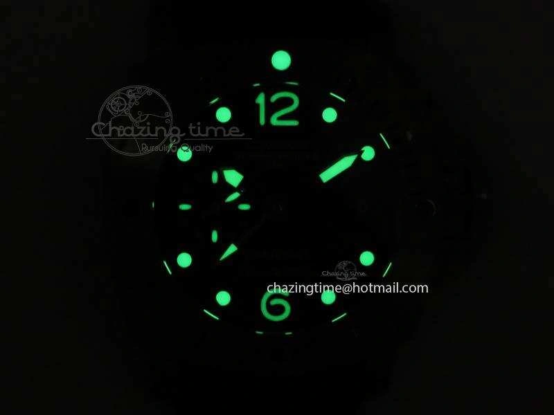 PAM719 S Titanium “Pole2Pole ” V6F 1:1 Best Edition On Black Rubber Strap P.9001 Super Clone