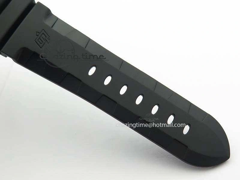 PAM719 S Titanium “Pole2Pole ” V6F 1:1 Best Edition On Black Rubber Strap P.9001 Super Clone