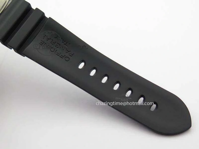 PAM719 S Titanium “Pole2Pole ” V6F 1:1 Best Edition On Black Rubber Strap P.9001 Super Clone
