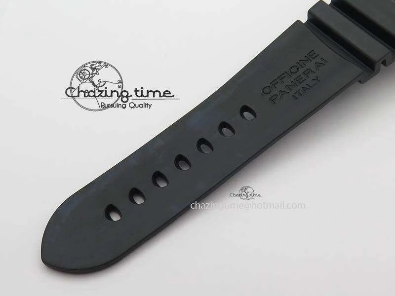 PAM719 S Titanium “Pole2Pole ” VSF 1:1 Best Edition On Black Rubber Strap P.9001 Super Clone