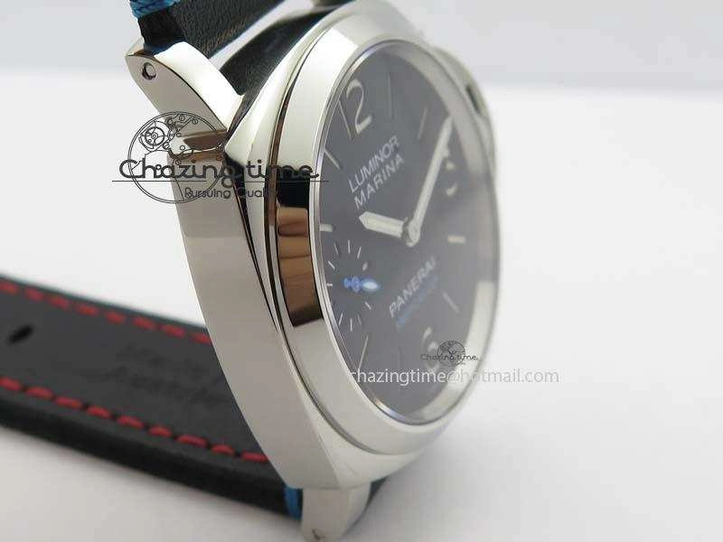 PAM724 S ZF 1:1 Best Edition “Oracle Team USA 8 Days Acciaio” On Black Leather Strap P5000 Clone