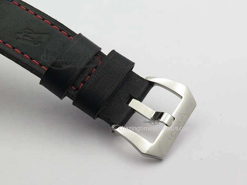 PAM724 S ZF 1:1 Best Edition “Oracle Team USA 8 Days Acciaio” On Black Leather Strap P5000 Clone