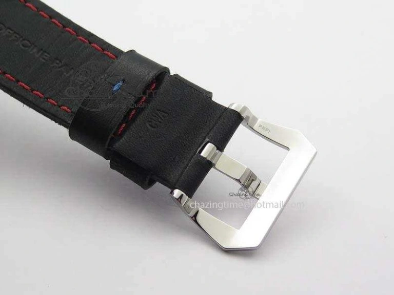 PAM724 S ZF 1:1 Best Edition “Oracle Team USA 8 Days Acciaio” On Black Leather Strap P5000 Clone