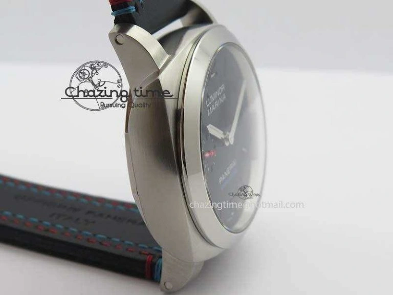 PAM727 S America’s Cup SF 1:1 Best Edition On Thick Black Leather Strap P9010