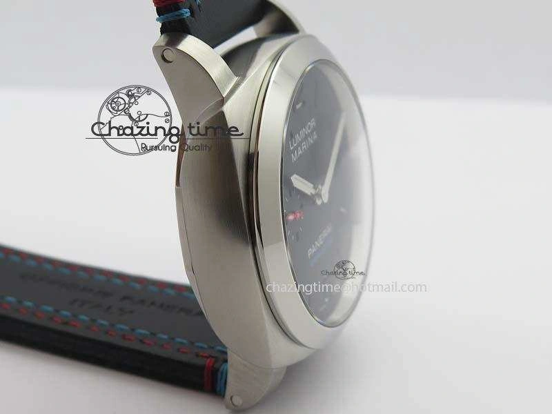 PAM727 S America’s Cup SF 1:1 Best Edition On Thick Black Leather Strap P9010