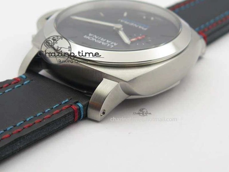 PAM727 S America’s Cup SF 1:1 Best Edition On Thick Black Leather Strap P9010